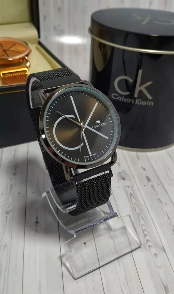 Relógio Calvin Klein Pulseira de aço Preto