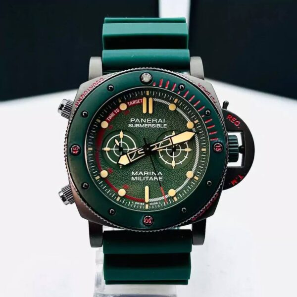 Relógio Masculino Panerai Marina Militare Verde escuro Camuflado