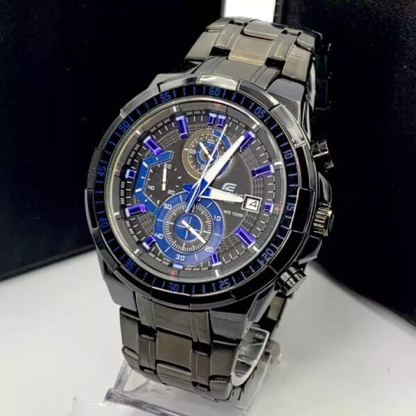 Relógio Casio Edifice Preto azul 2024 - 100% funcional a prova d'agua - Image 2