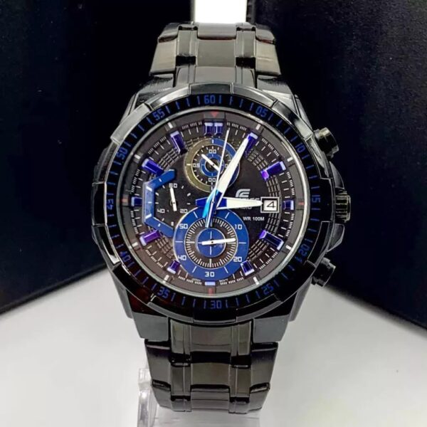 Relógio Casio Edifice Preto azul 2024 - 100% funcional a prova d'agua