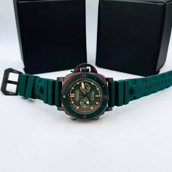 Relógio Masculino Panerai Marina Militare Verde escuro Camuflado - Image 3