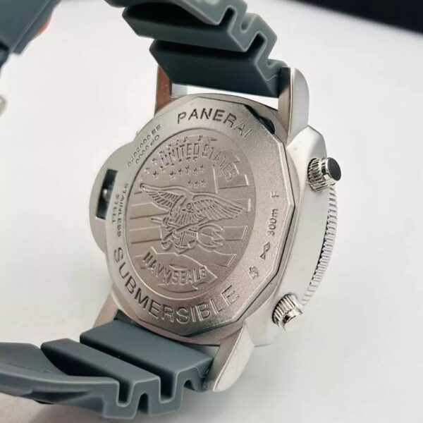 Relógio Masculino Panerai Marina Militare prata cinza Camuflado - Image 4