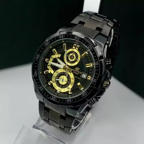 Relógio Casio Edifice Preto DOURADO 2024 - 100% funcional a prova d'agua - Image 2