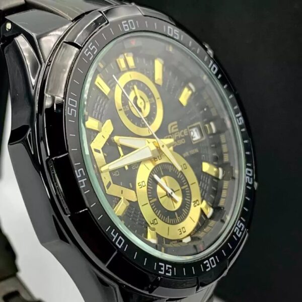 Relógio Casio Edifice Preto DOURADO 2024 - 100% funcional a prova d'agua - Image 4