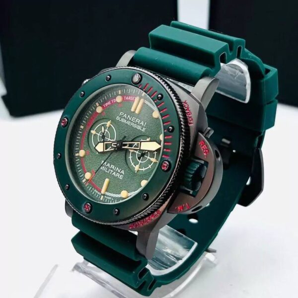 Relógio Masculino Panerai Marina Militare Verde escuro Camuflado - Image 2