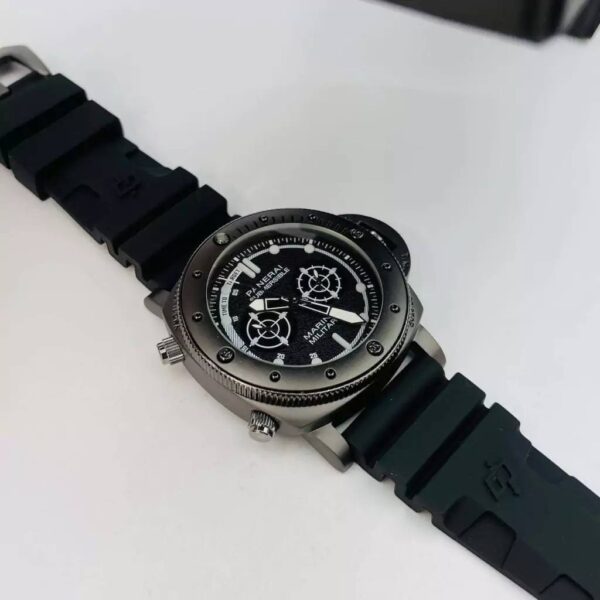 Relógio Masculino Panerai Marina Militare Preto Camuflado - Image 3