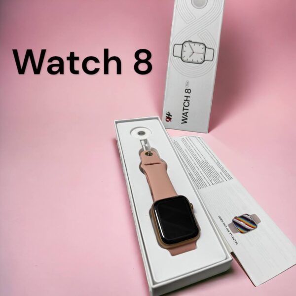 Relogio Smartwatch Watch 8 w28 pro serie 8 Rosa 1 pulseira