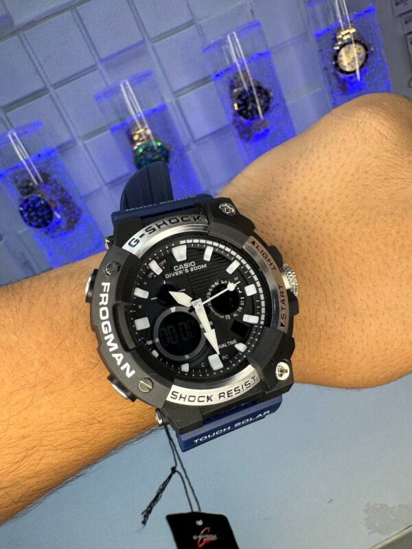 Relógio Masculino G-Shock Frogman Azul p/ borracha - Image 2